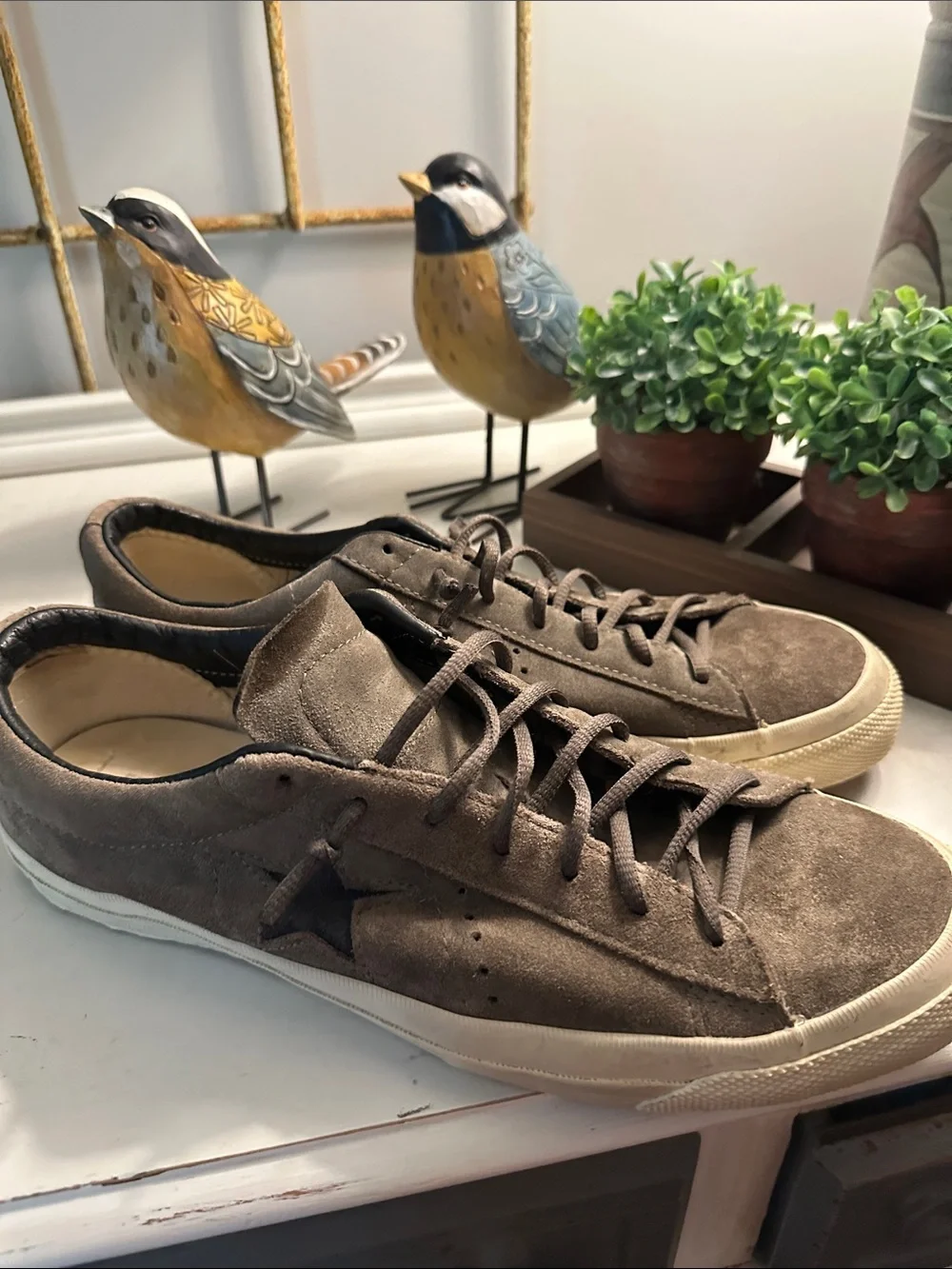 John Varvatos Converse X Suede Sneakers Sz 12 Men.
